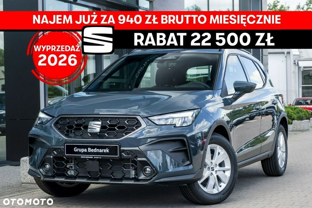 SEAT Arona Style 1.0 TSI 95 KM, najem za 940 zł brutto miesięcznie!