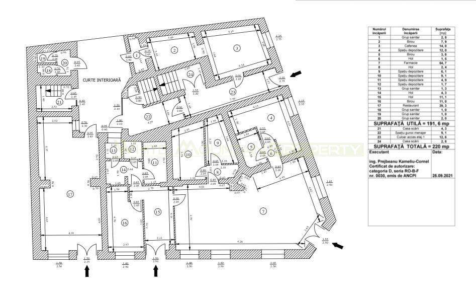 Universitate, spatiu comercial 945 mp-1