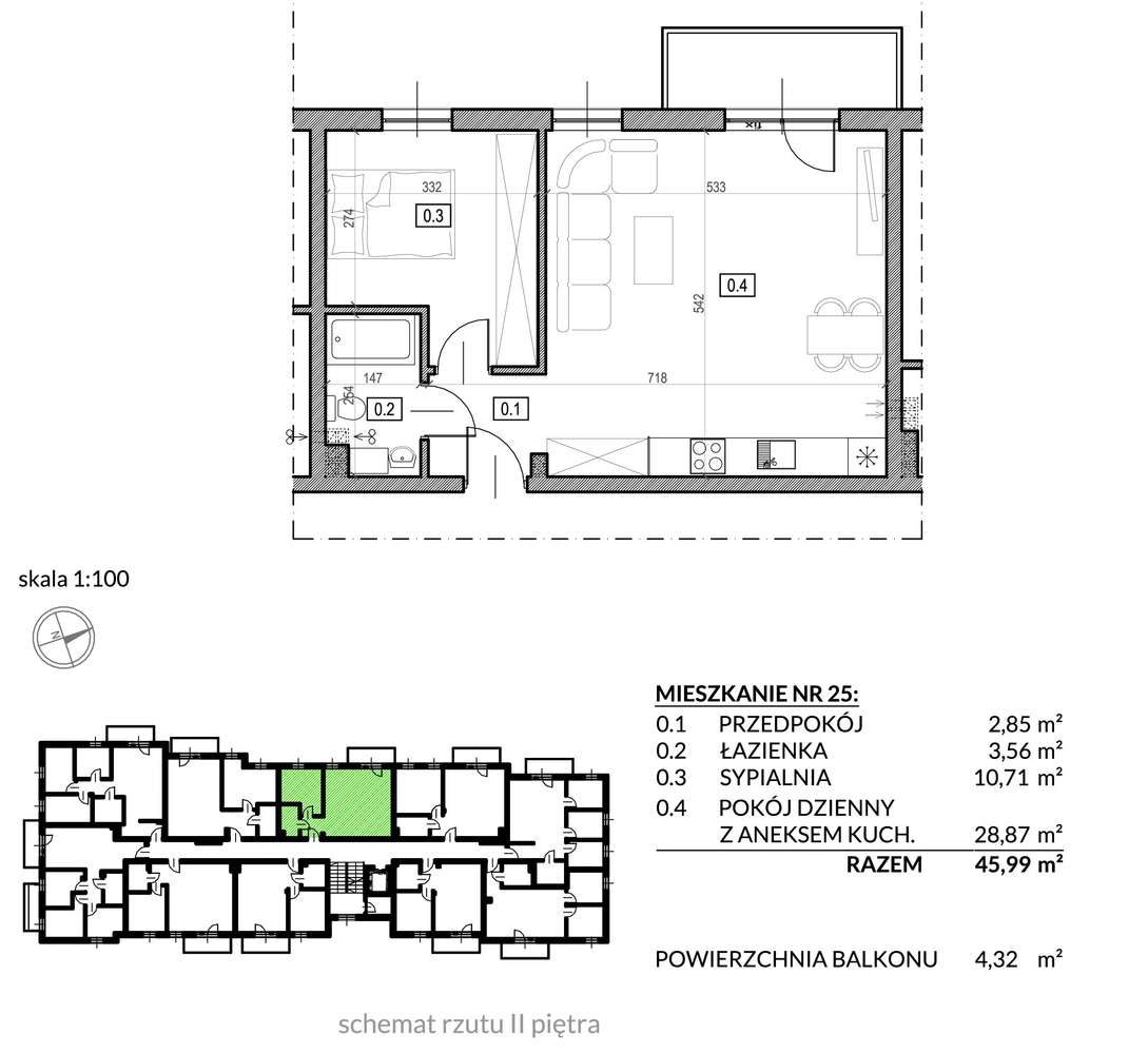 DUŻA sypialnia z 2 OKNAMI, możliwość wydzielenia osobnej przestrzeni - Pełny obrazek: 4/11