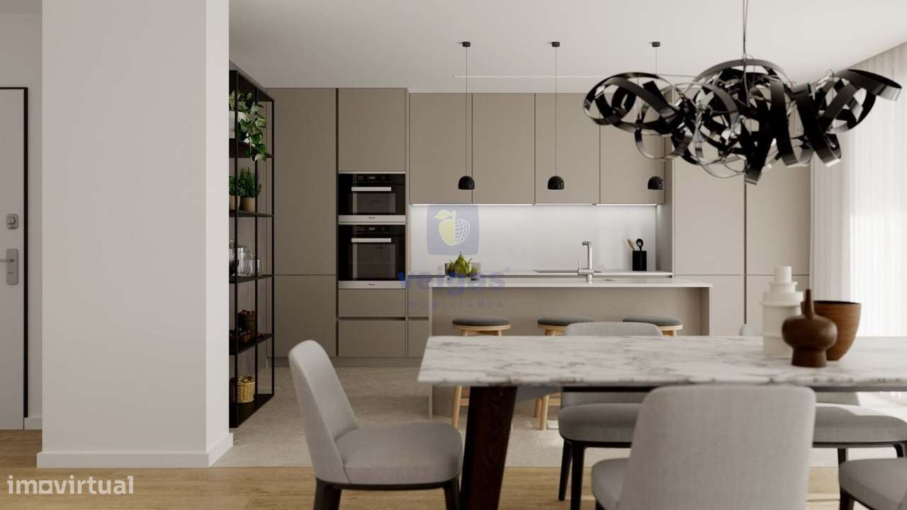 Apartamento T4 Novo em Leiria, Parceiros, com garagem box fechada e el - Grande imagem: 4/33