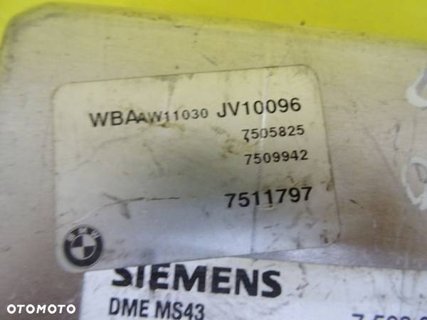 KOMPUTER SILNIKA BMW E46 7509942 / 5WK90008 NR461 - 3