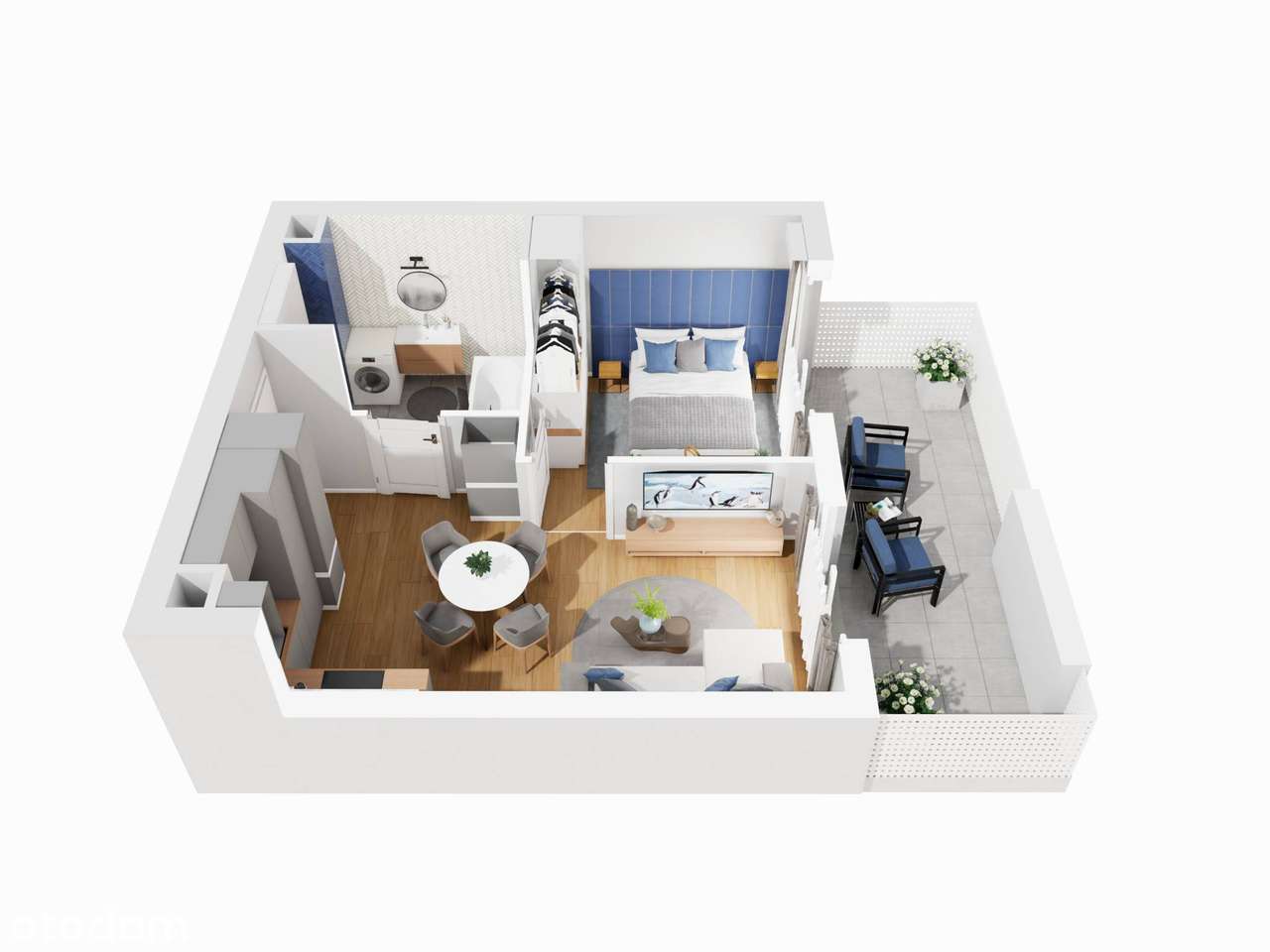 K​W͏A​D​R͏A​T I​I  | mieszkanie 2-pok. | M83 - Pełny obrazek: 4/7