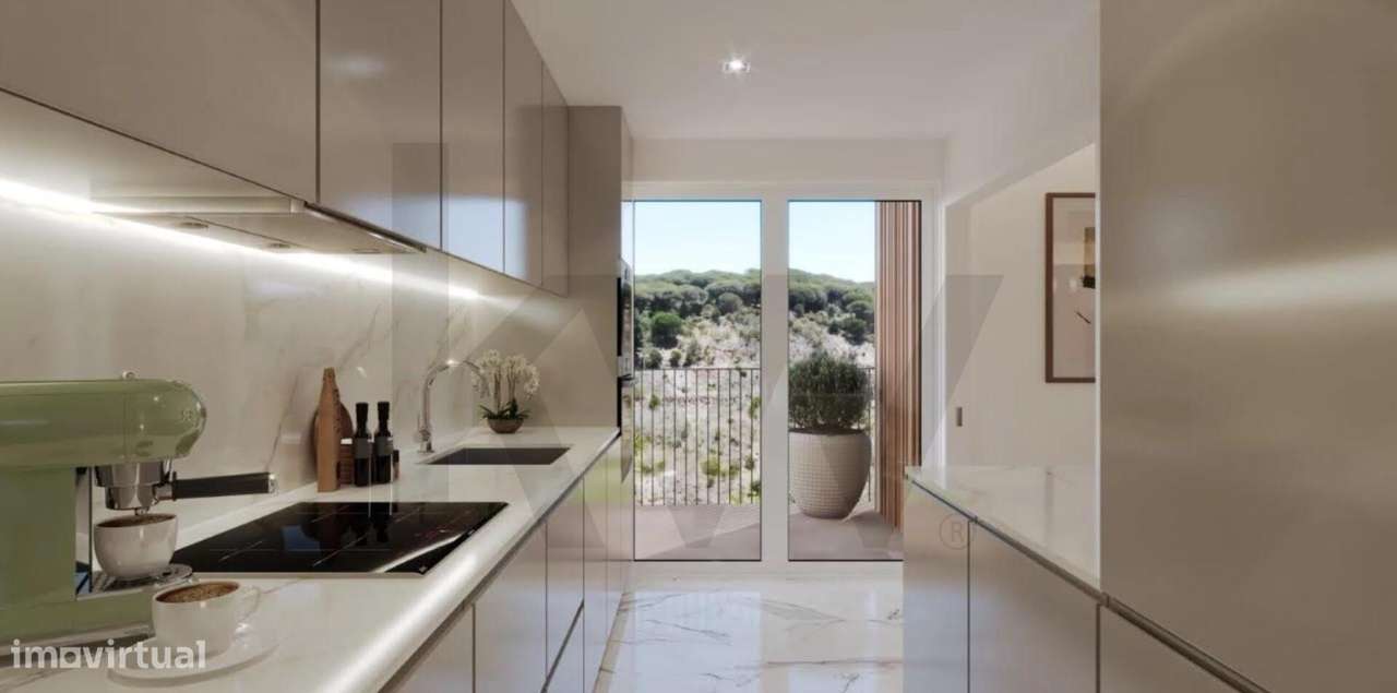 Magnifico T3, localizado no 13º e último piso,vista desafogada sobre o - Grande imagem: 4/31