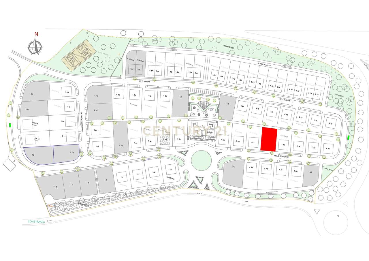 Terreno Urbano para construção de moradia em Constância - Urbanização - Grande imagem: 4/4