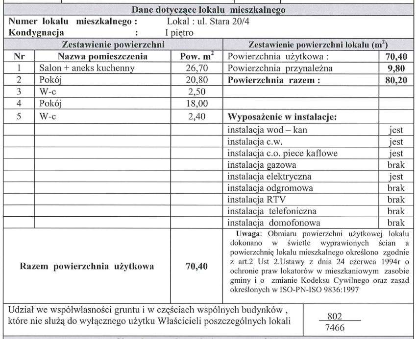70m2 - PIERWSZE PIĘTRO - Starówka - Ładna kamienica !-4
