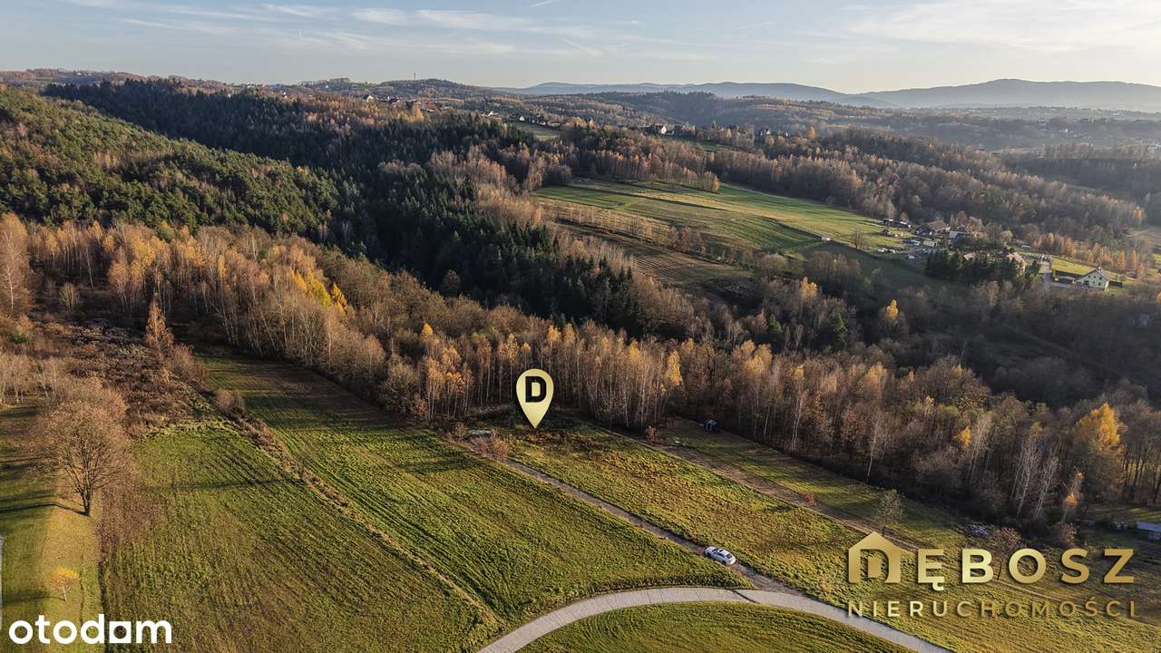 Królówka | Widokowa działka budowlana przy Lesie - ok. 8 ar / 109.000 - Pełny obrazek: 5/16