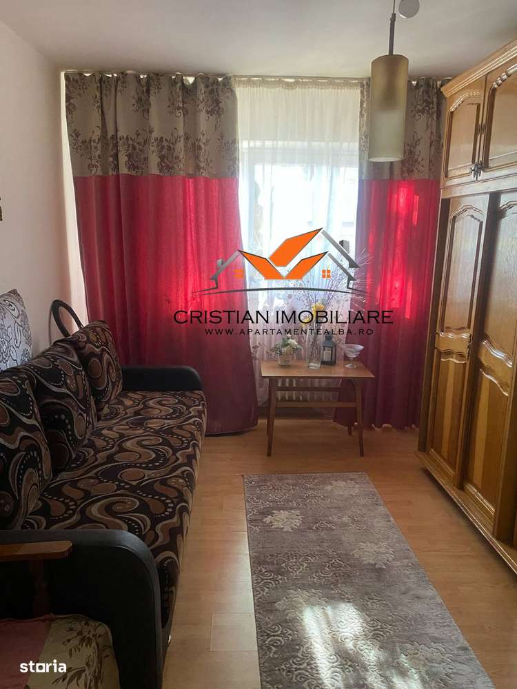 Apartament o camera, Parter, mobilat, utilat, bloc de apartamente !-0