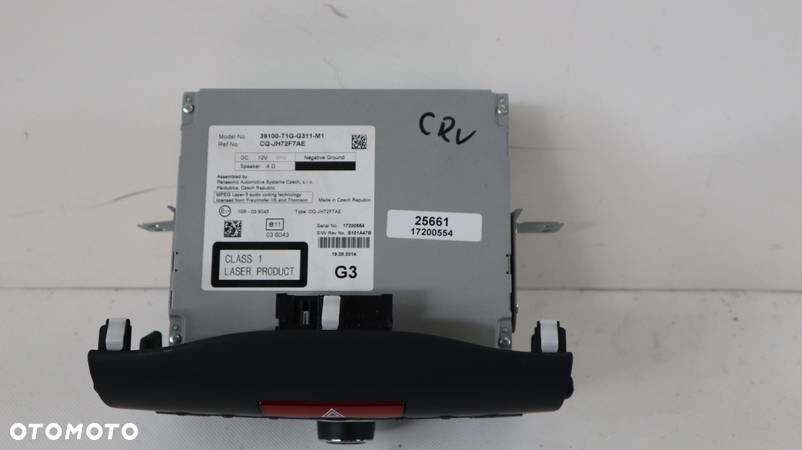 HONDA CR-V IV 12- RADIO CD MP3 39100-T1G-G311-M1 - 7