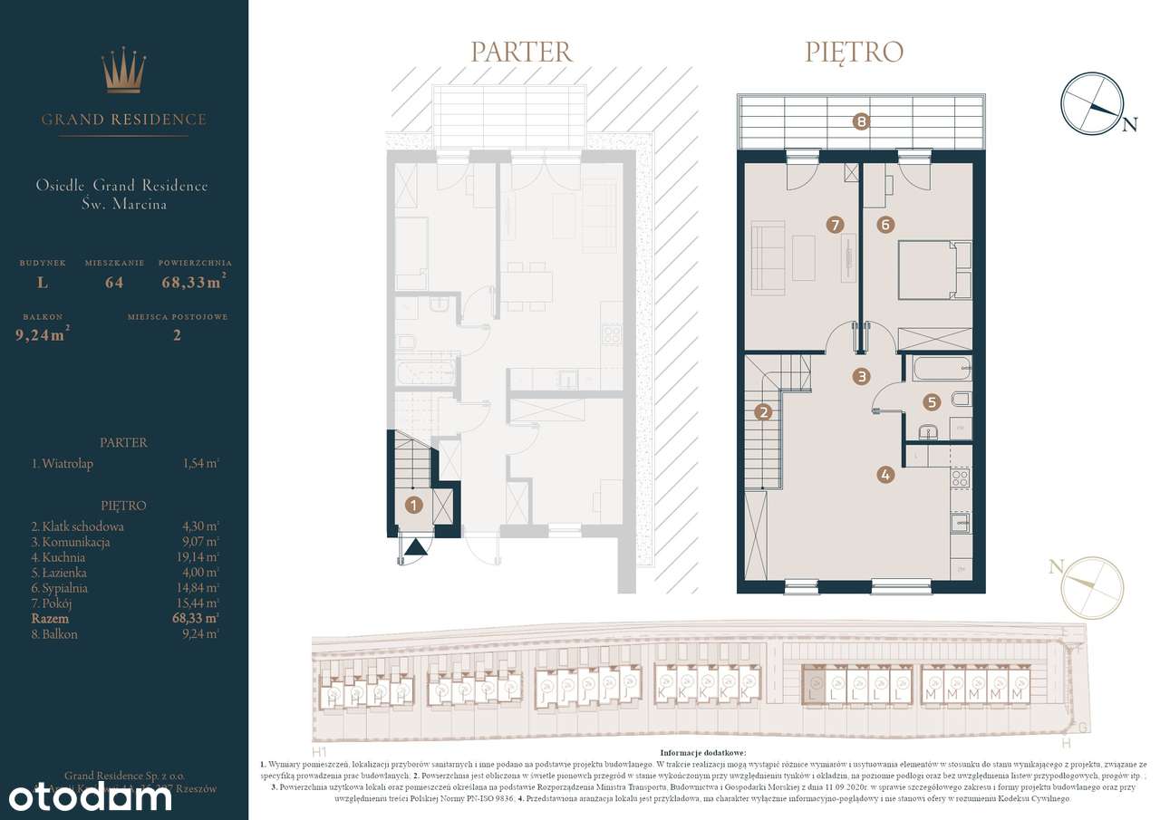 PRZEDSPRZEDAŻ! Nowoczesna szeregówka przy lesie Św. Marcina - piętro - Pełny obrazek: 5/10