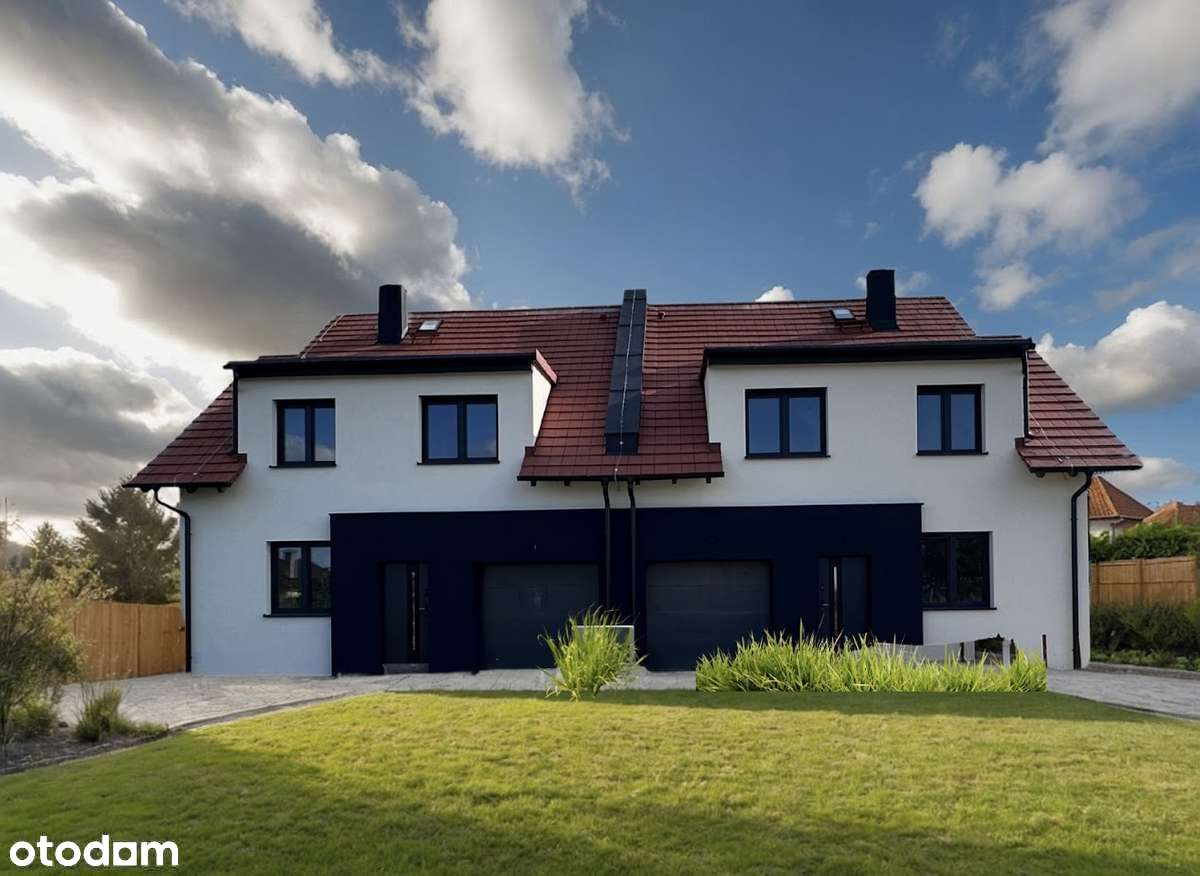 GŁOGÓW NOWOŚĆ, DOM W ZABUDOWIE BLIŹNIACZEJ, 6 POKOI,ZIELONA OKOLICA-0