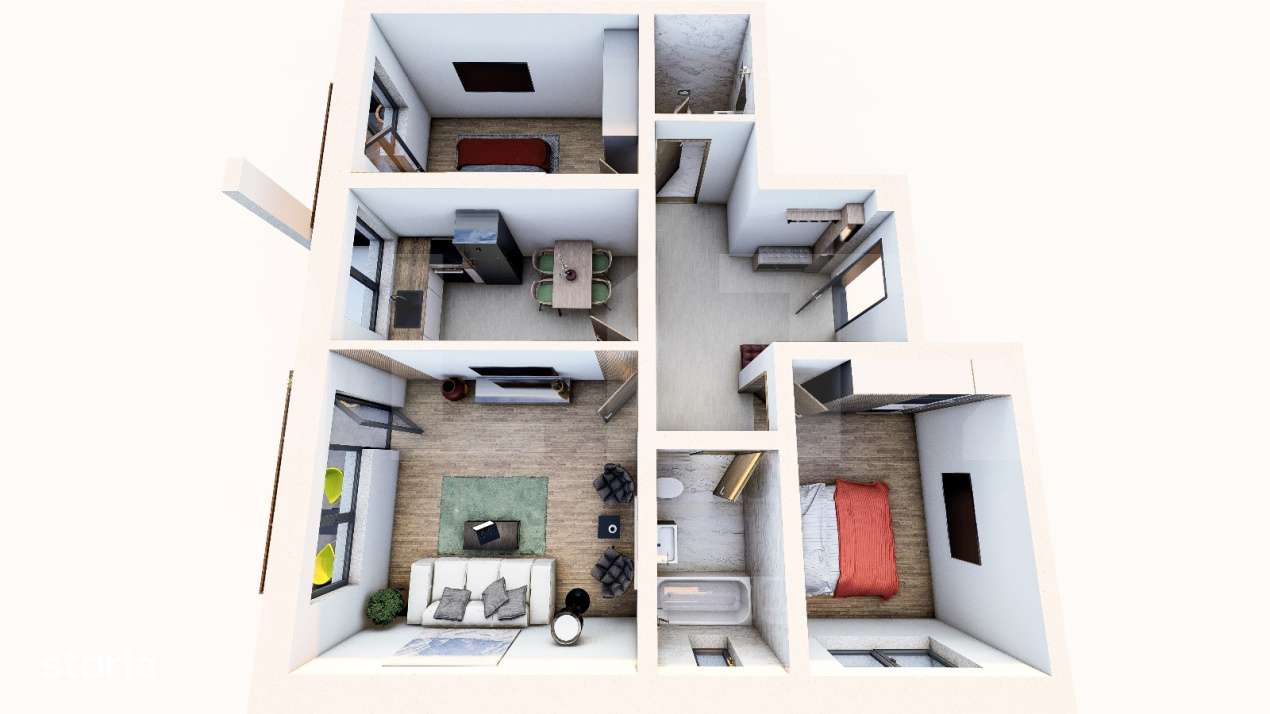 Apartament modern 3 camere - Imagine principală: 4/4