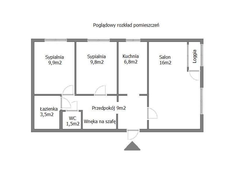 Rozkładowe 3 pokoje Ciche l Ogrodowa żelazna-2