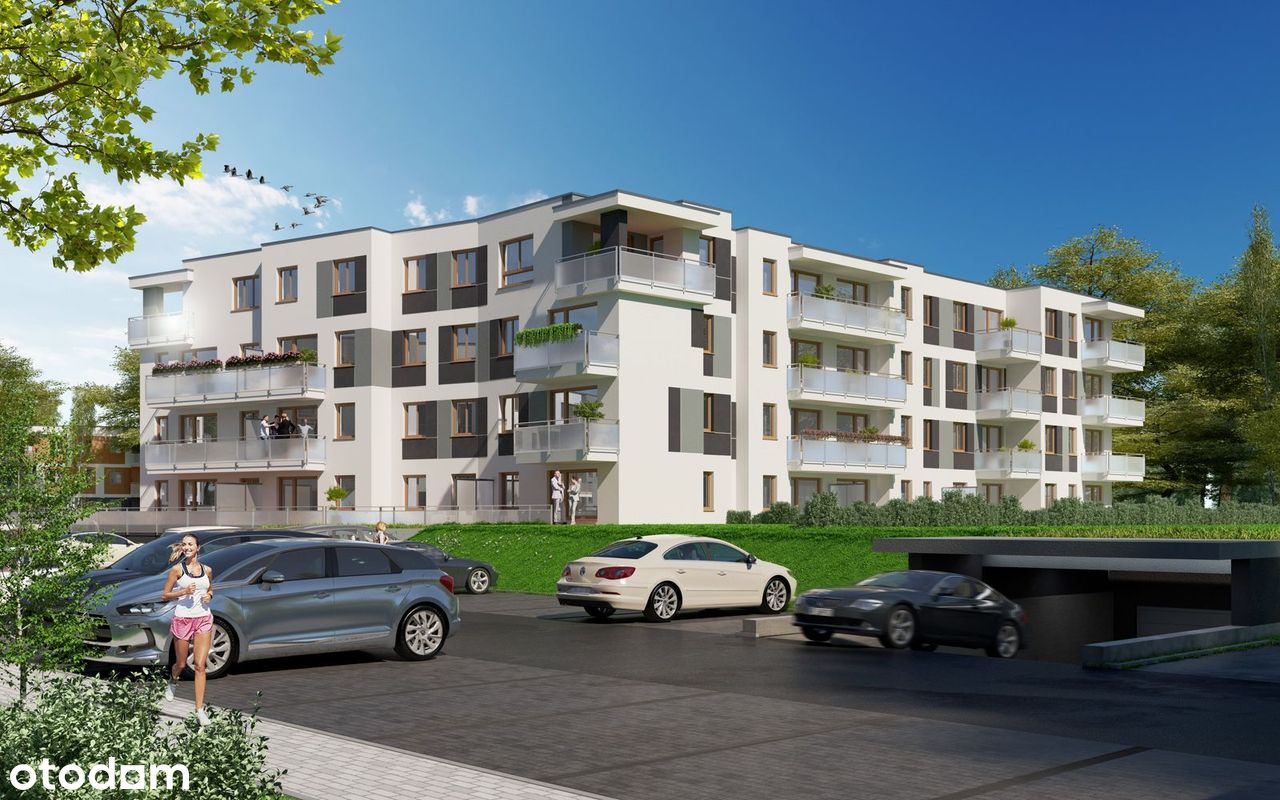 2-pokojowe mieszkanie 47m2 + balkon