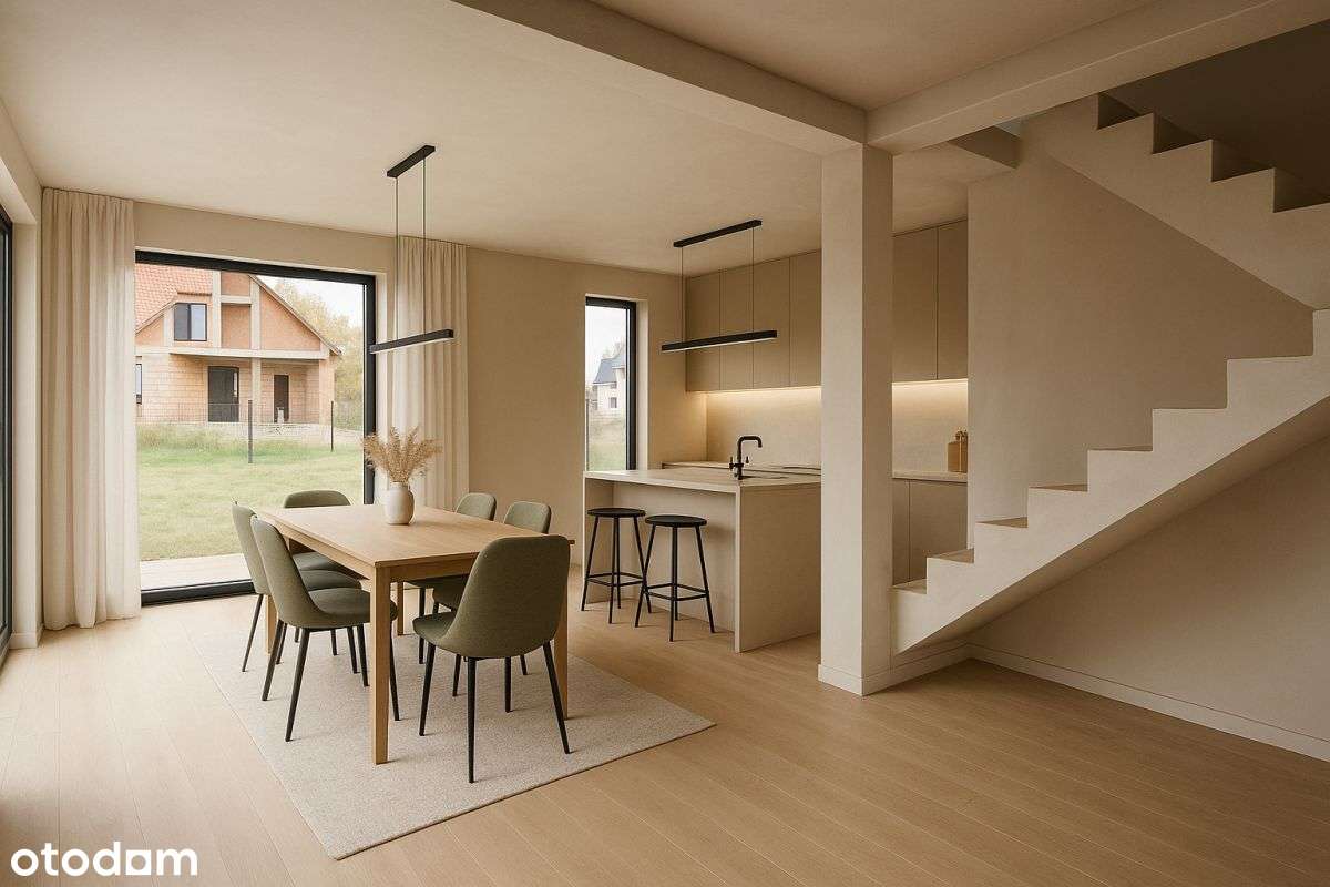 Nowoczesny bliźniak przy lesie-7