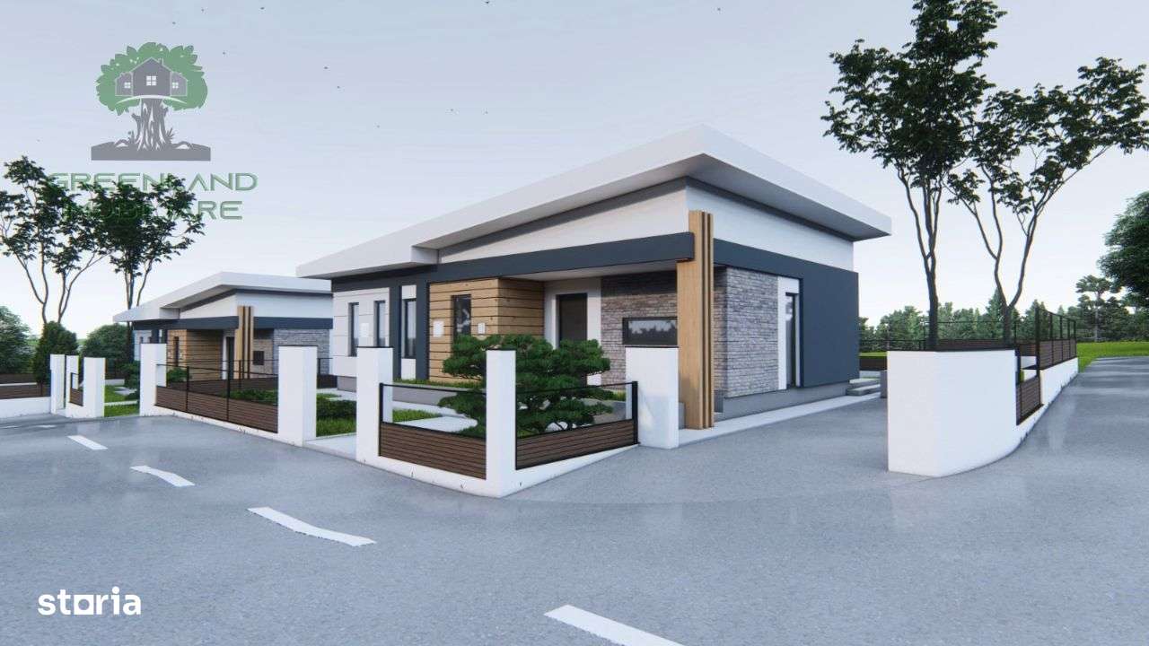 Casa individuala parter 4 cam, 2 bai, 130mp, teren 450mp, langa PADURE - Imagine principală: 3/9