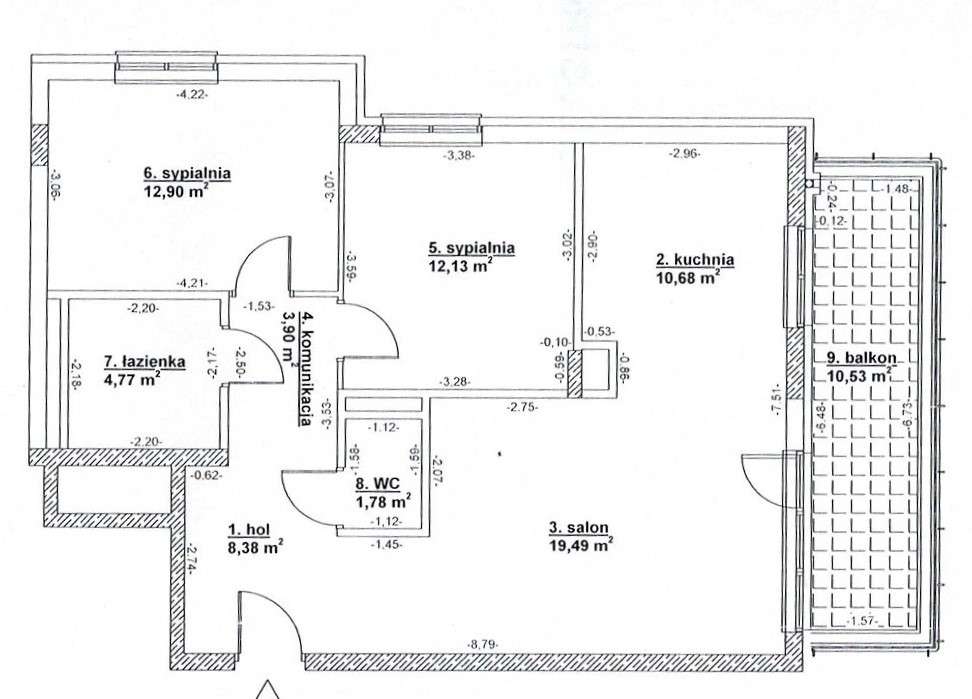 3pok. I piętro, duży balkon, komórka, garaż, osiedle strzeżone, Bemowo-11