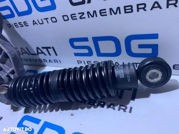 Suport Rola Intinzatoare Curea Alternator cu Telescop Amortizor Audi A4 B6 2.5TDI V6 2001 - 2005 Cod 059145283A - 2