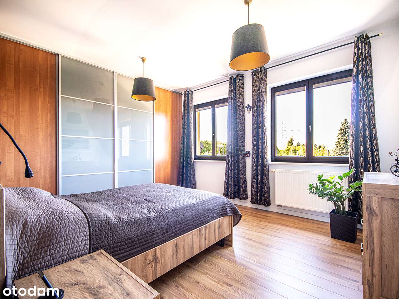 Dwupoziomowe, mieszkanie z tarasem, kominkiem i garażem - Józefosław !-7