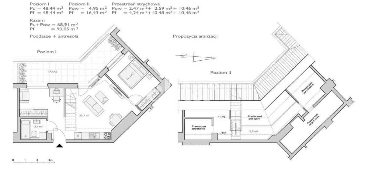 Chwarzno | Duży taras | 2 poziomy | Hala - Pełny obrazek: 2/16