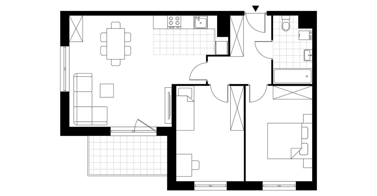 3-pokojowe mieszkanie 66m2 + balkon Bez Prowizji - Pełny obrazek: 3/8