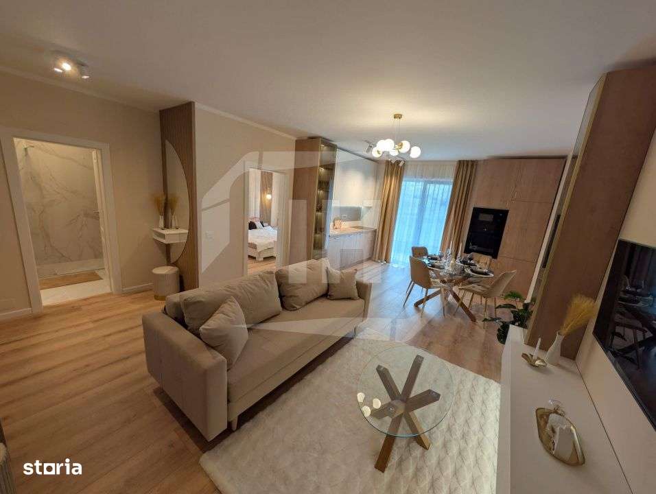 Apartament complet mobilat si utilat, bloc nou, parcare-1