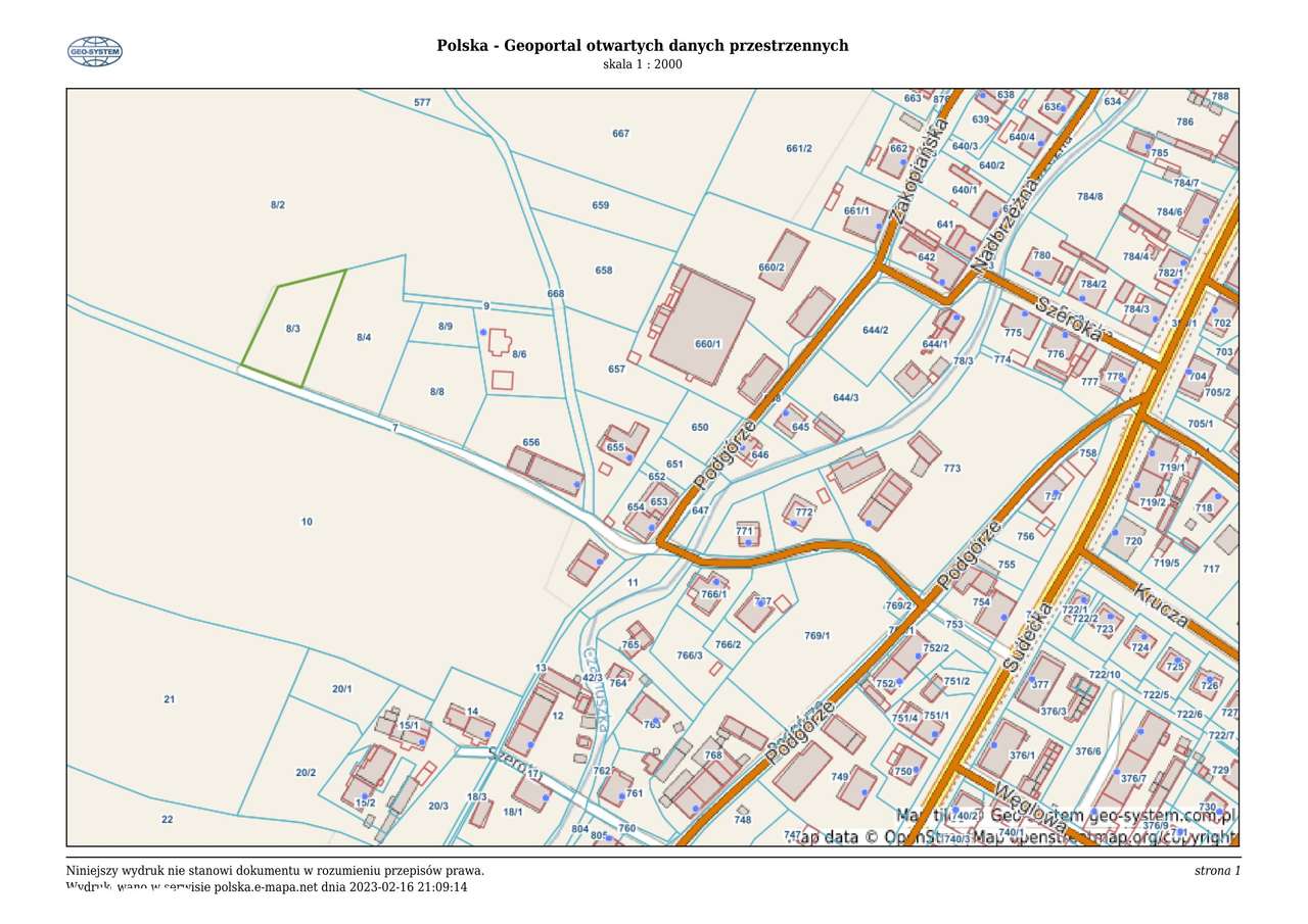 Lubawka -zabudowa wielorodzinna ,pensjonat ,plan zagospodarowania-4