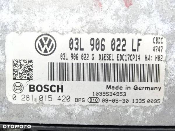 Sterownik silnika Volkswagen Golf VI 2.0 TDI - 2