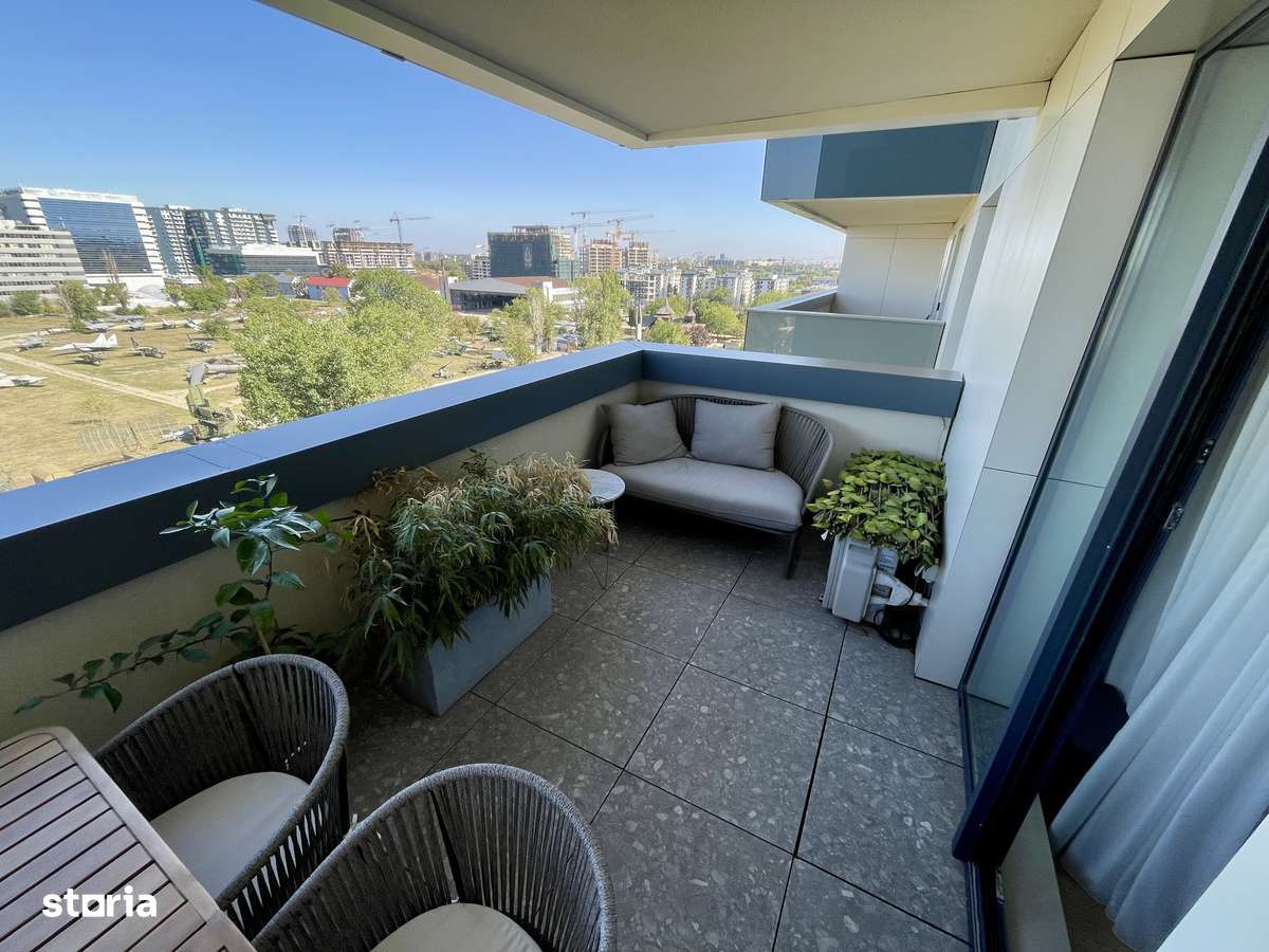 Aviatiei Towers | 2 camere premium | Etaj 8 | Parcare | Vedere Muzeu - Imagine principală: 2/17