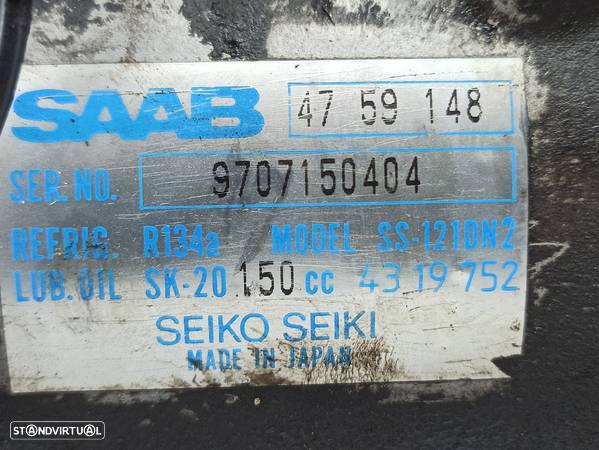 Compressor Do Ac Saab 9-3 (Ys3d) - 5