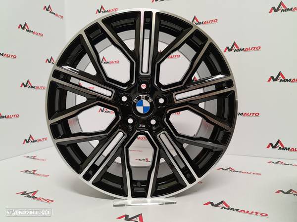 Jantes look BMW New Serie 8 Preto Polido 19 - 4