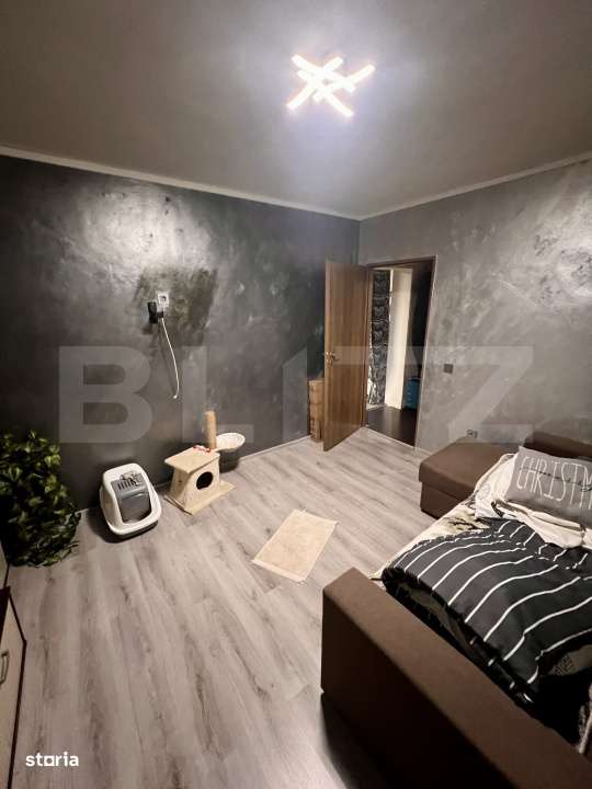 Apartament de 2 camere, 46 mp, balcon, zona Piata Abator - Imagine principală: 3/8