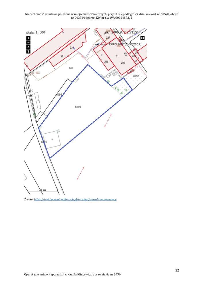 Sprzedam działkę w Wałbrzychu (Podgórze)-1