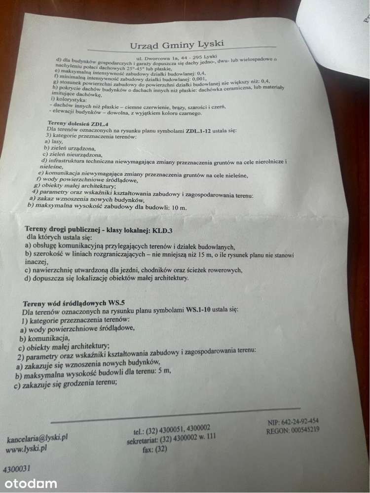 Działka budowlana ul. Sobieskiego Żytna - Pełny obrazek: 4/7