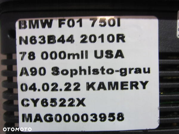 BMW F01 F02 MODUŁ KASETA LAMPY XENON AHL 7316213 - 6