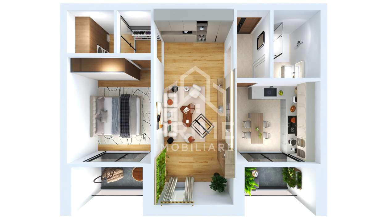 APARTAMENT 3 CAMERE | 69 MP|  BLOC NOU | CETATE ZONA EXCLUSIVISTA - Imagine principală: 4/5