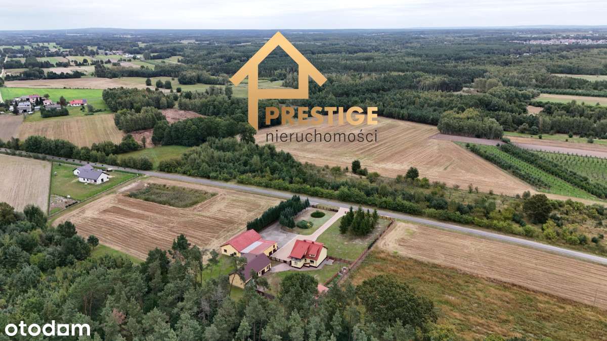 Dom + budynki gosp. pod biznes, przy lesie.-2