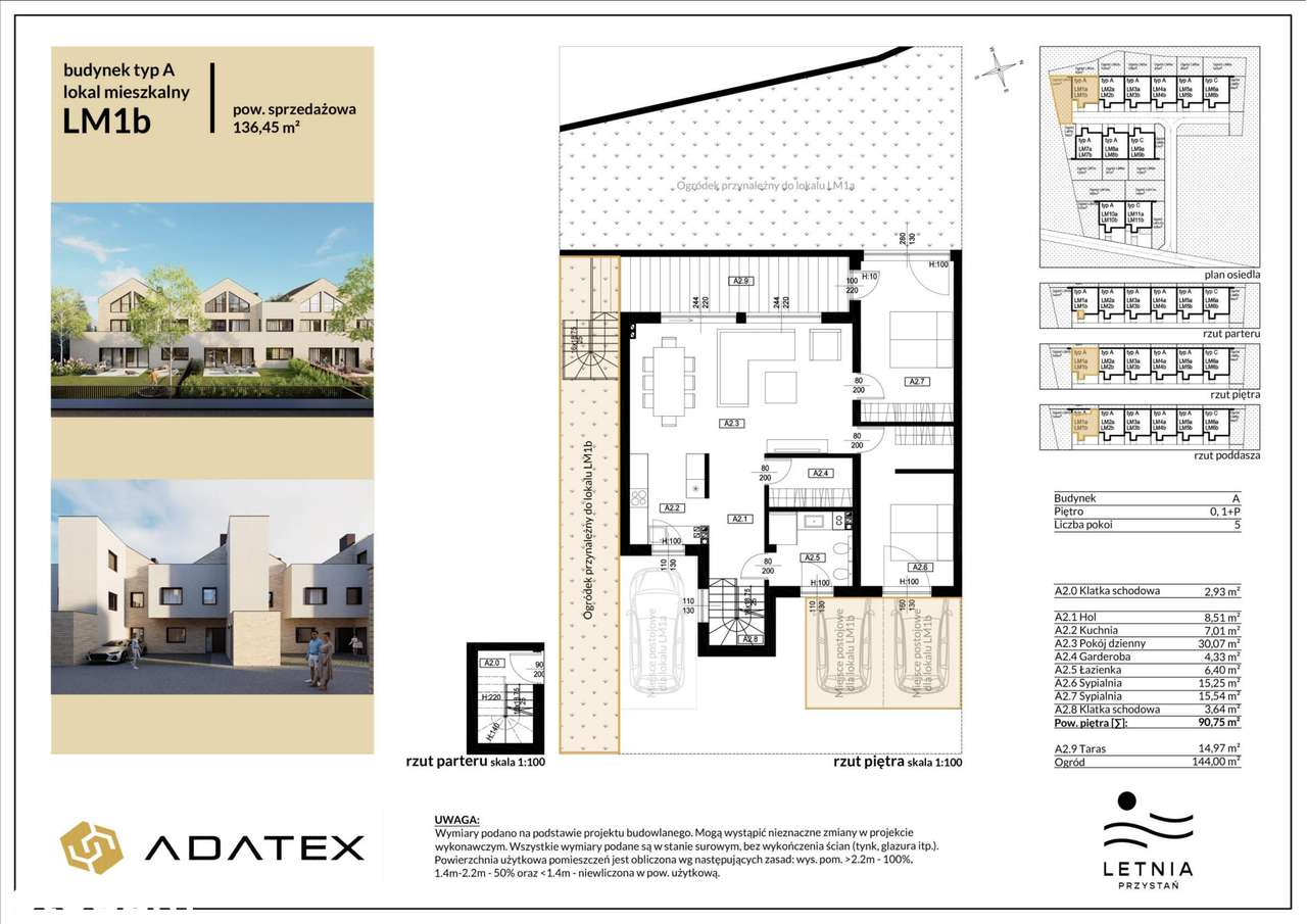 5-pokojowe mieszkanie 136m2 + ogródek Bez Prowizji - Pełny obrazek: 2/7