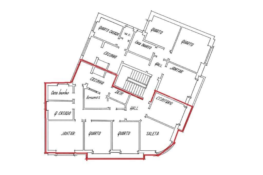 Apartamento T4 nas Mercês-40