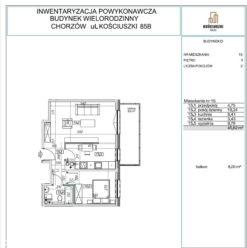 DWA POKOJE Z OSOBNĄ KUCHNIĄ GOTOWE DO ODBIORU-4