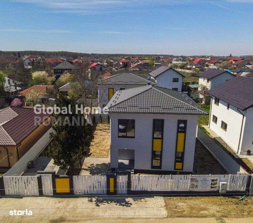 5 Min Rond Pipera | Vila Premium 5 Cam+3 Bai+400Mp Teren | Tunari - St - Imagine principală: 4/19