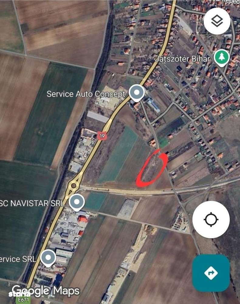 De vânzare teren intravilan la intrare în Biharia 2 parcele 500 mp! - Imagine principală: 4/5