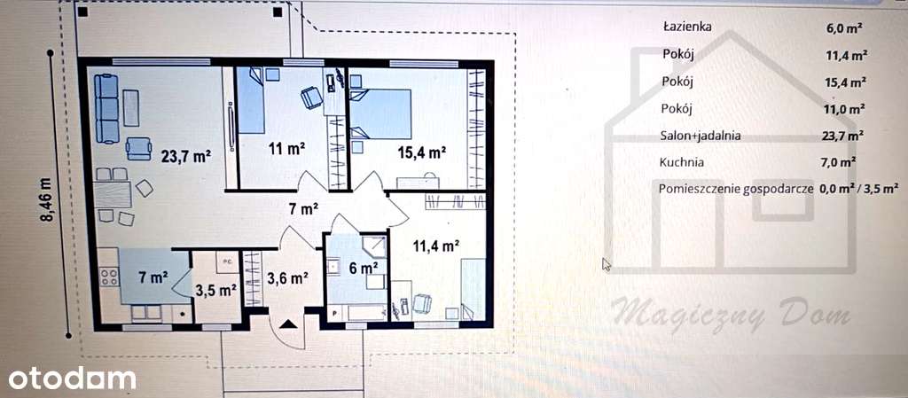 Dom nad Zegrzem na leśnej polanie-11