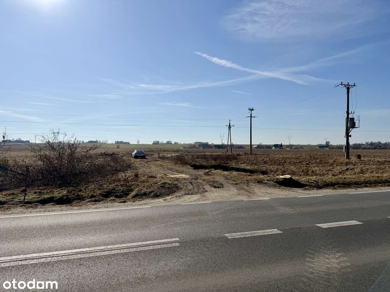 Działka inwestycyjna przy drodze wojewódzkiej FV 23%-6