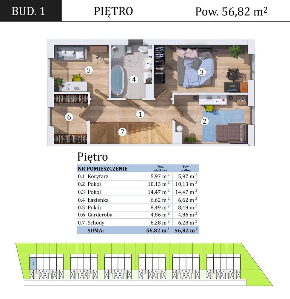 Dom w zabudowie szereg.113,72 m2_os. "Przyjazne Dobrzykowice" ETAP IV-5