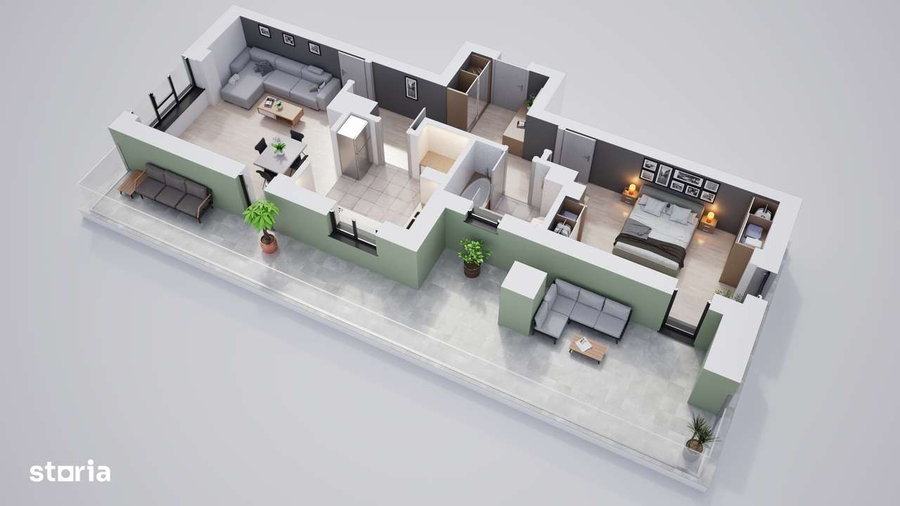 Apartament spatios si luminos, 2 camere, boxe depozitare - Imagine principală: 3/19