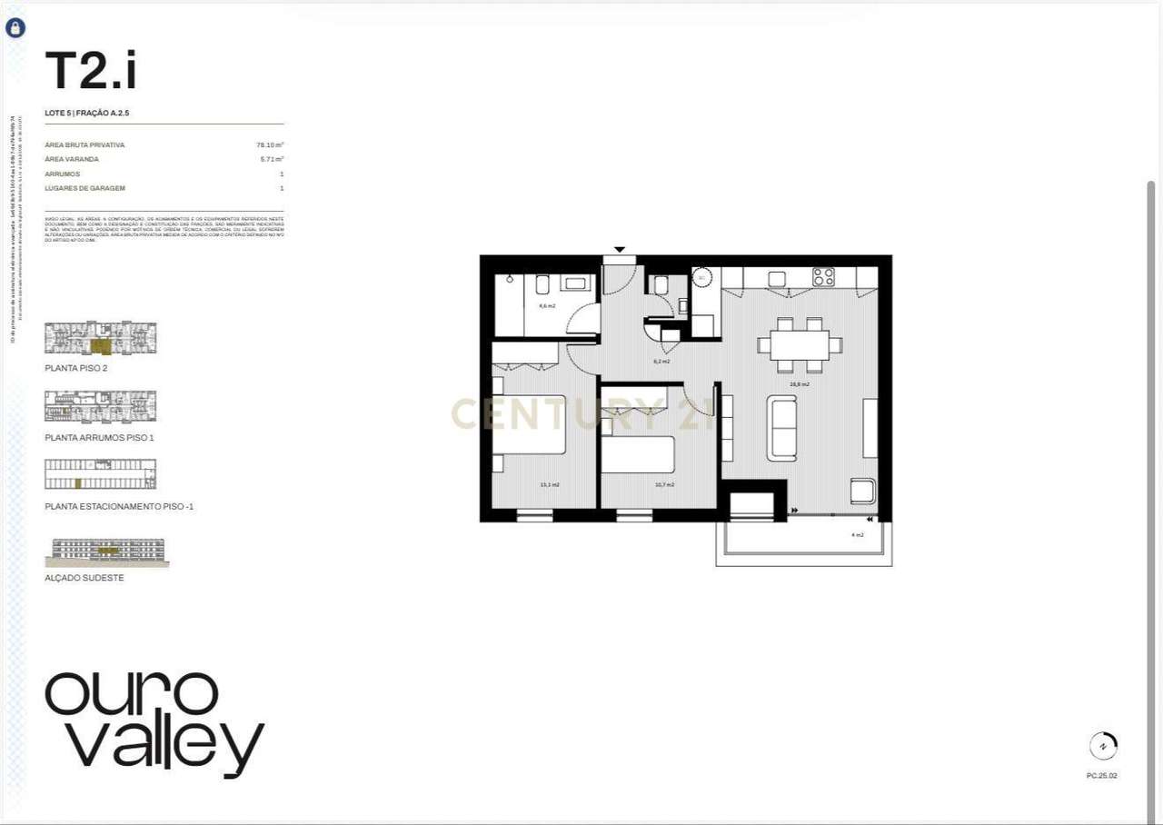 T2 Moderno com Varanda, Piscina e Condições Exclusivas - Ouro Valley --10