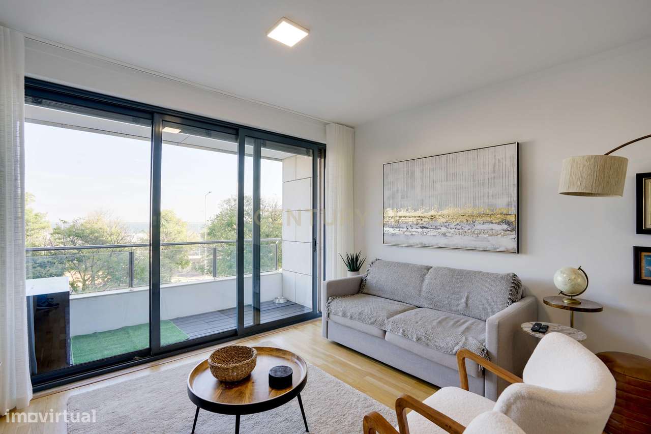 Apartamento T1 com Vista Panorâmica sobre o Rio Tejo – Parque das Naçõ - Grande imagem: 3/26