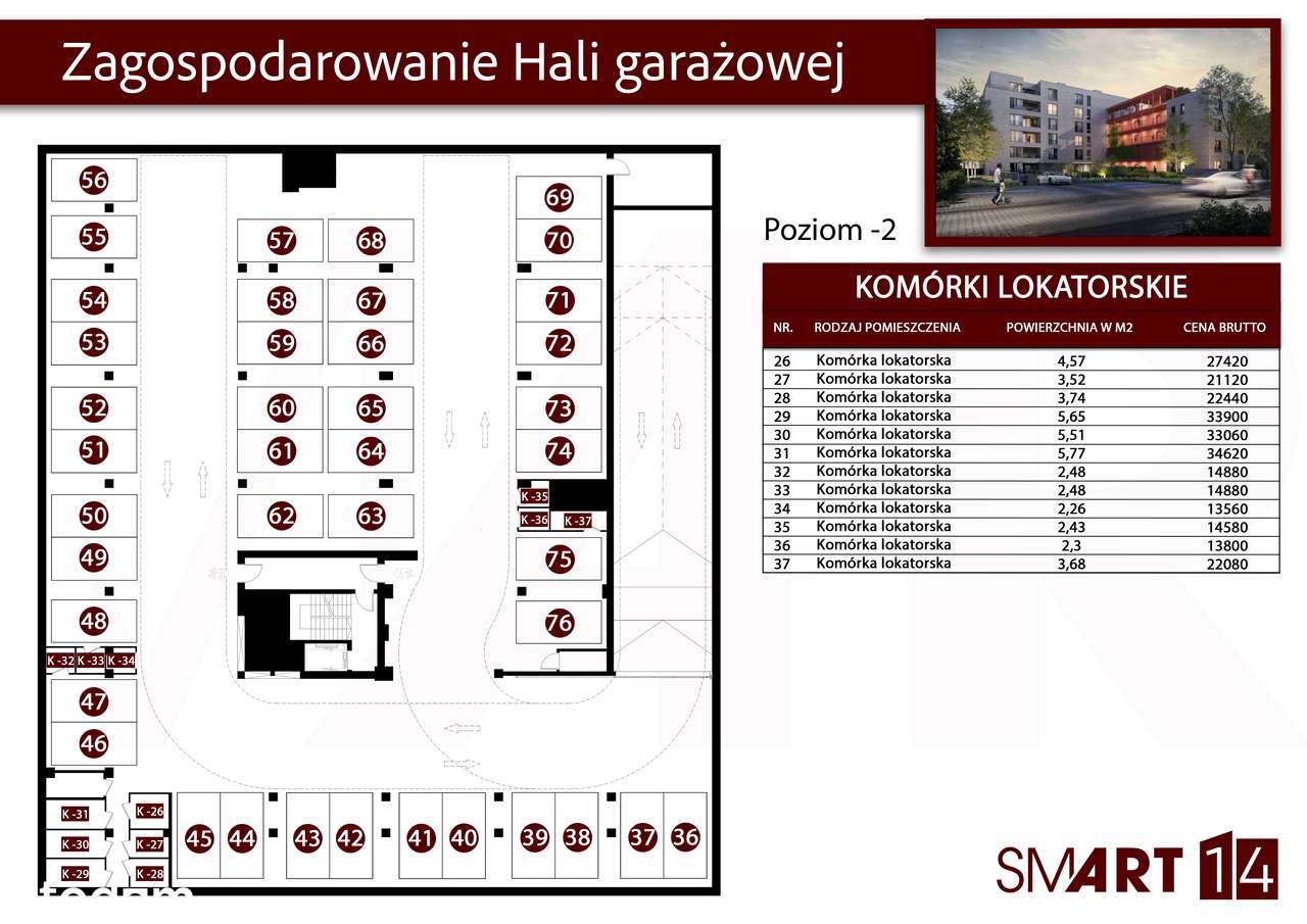 Przestronne mieszkanie dwupokojowe od południa - Pełny obrazek: 5/15