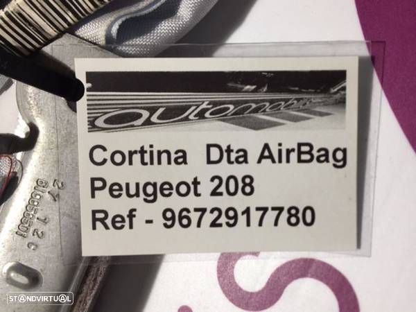 Cortina Air Bag Dta. Peugeot 208 - 2