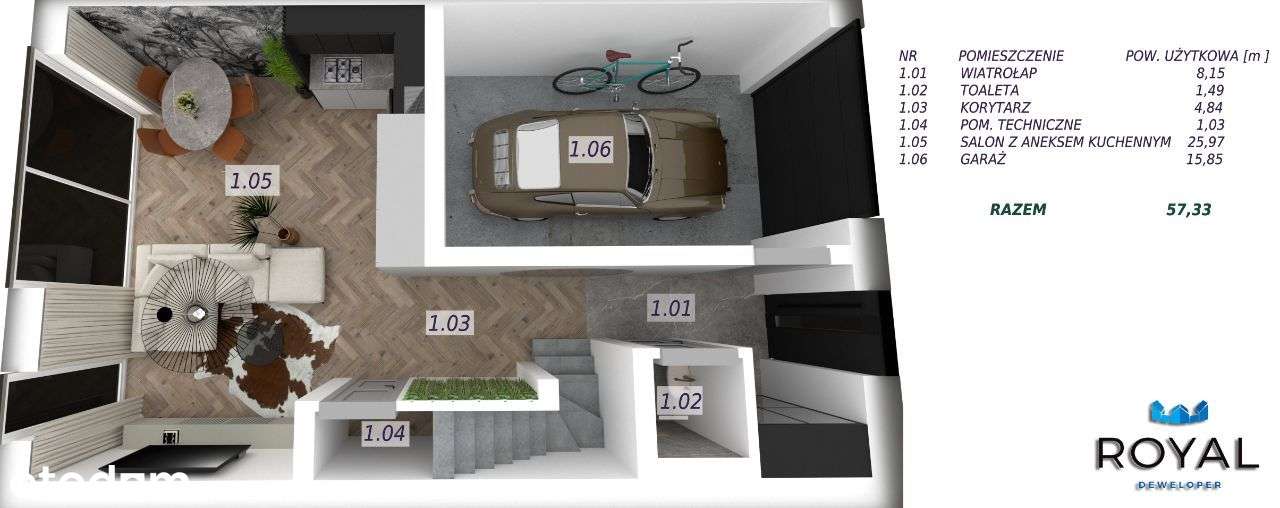 Dom z garażem i 3 sypialnie - NOWA OFERTA-5